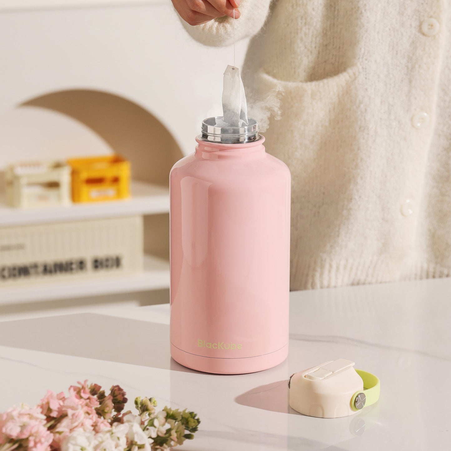「限量新色」BlacKube 喝多多保溫杯 1000ml/1800ml 不鏽鋼材質 保溫/保冷 品牌授權正品 露營必備 送吸管刷