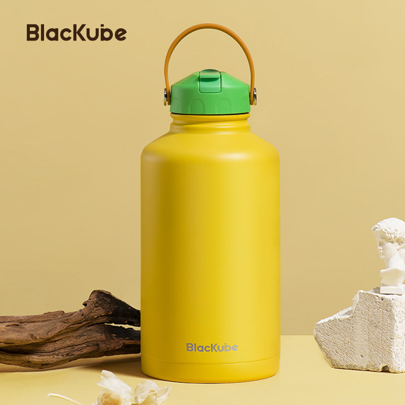BlacKube 喝多多保溫杯 1800ml 不鏽鋼材質 保溫/保冷 超大容量 品牌授權正品 露營必備保溫壺 送吸管刷