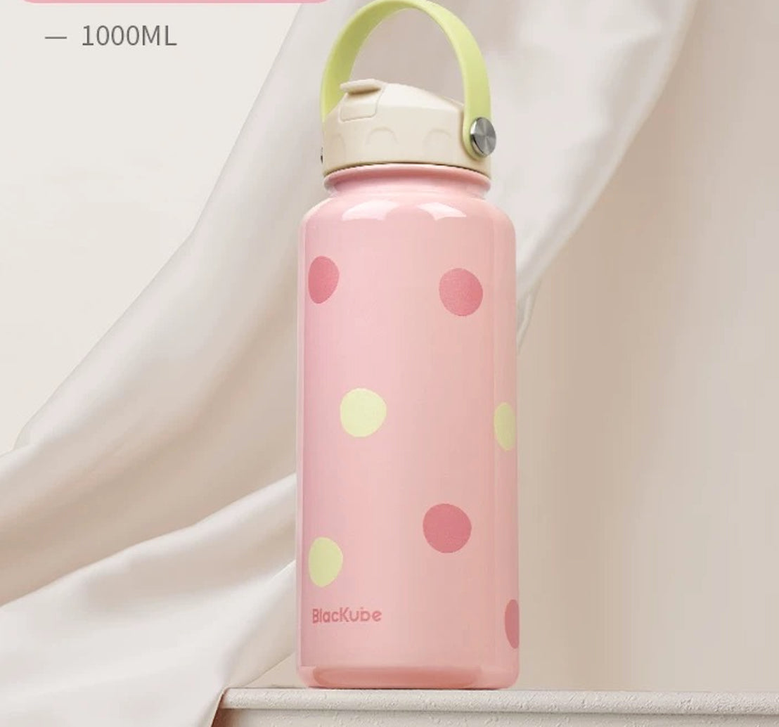 BlacKube 喝多多保溫杯 1000ml 不鏽鋼材質/陶瓷塗層選配 品牌授權正品