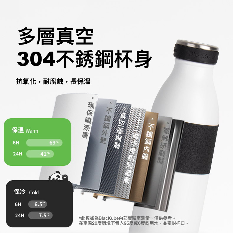 BlacKube 魔吸隨行杯 不鏽鋼杯體 磁吸杯蓋